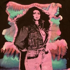 Cher 2021 tour shirt eye catching